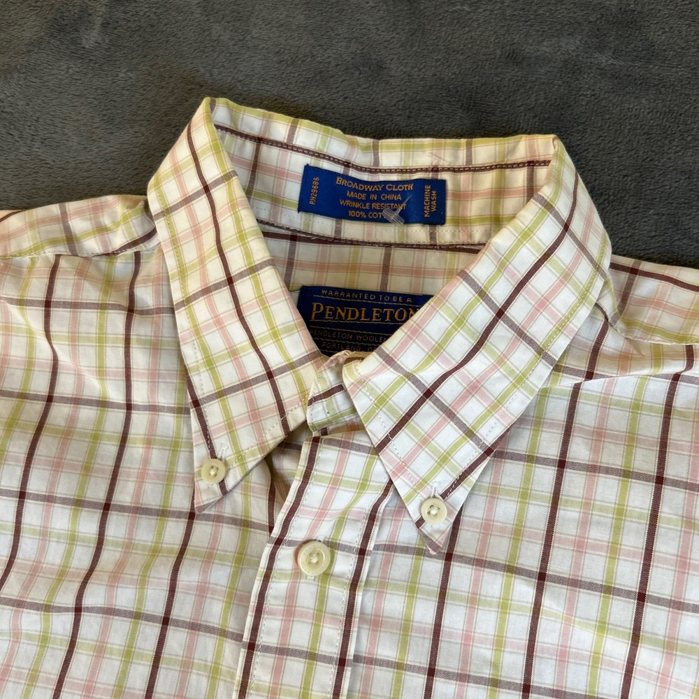 Pendleton Broadway Cloth Plaid Button Up Shirt Lo… - image 3